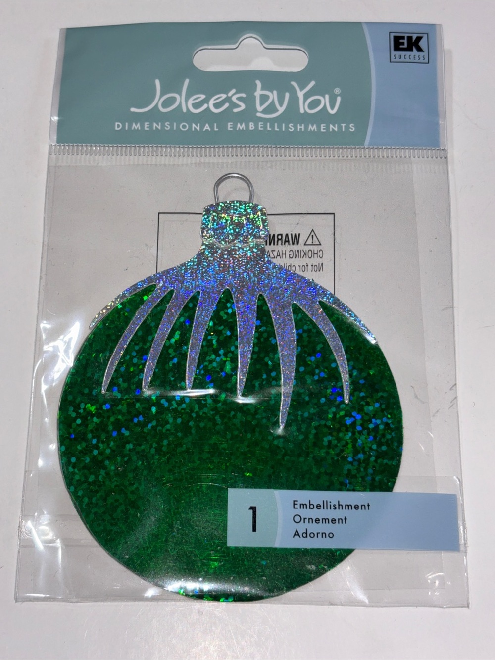 JOLEE’S Green Holiday Ornament New